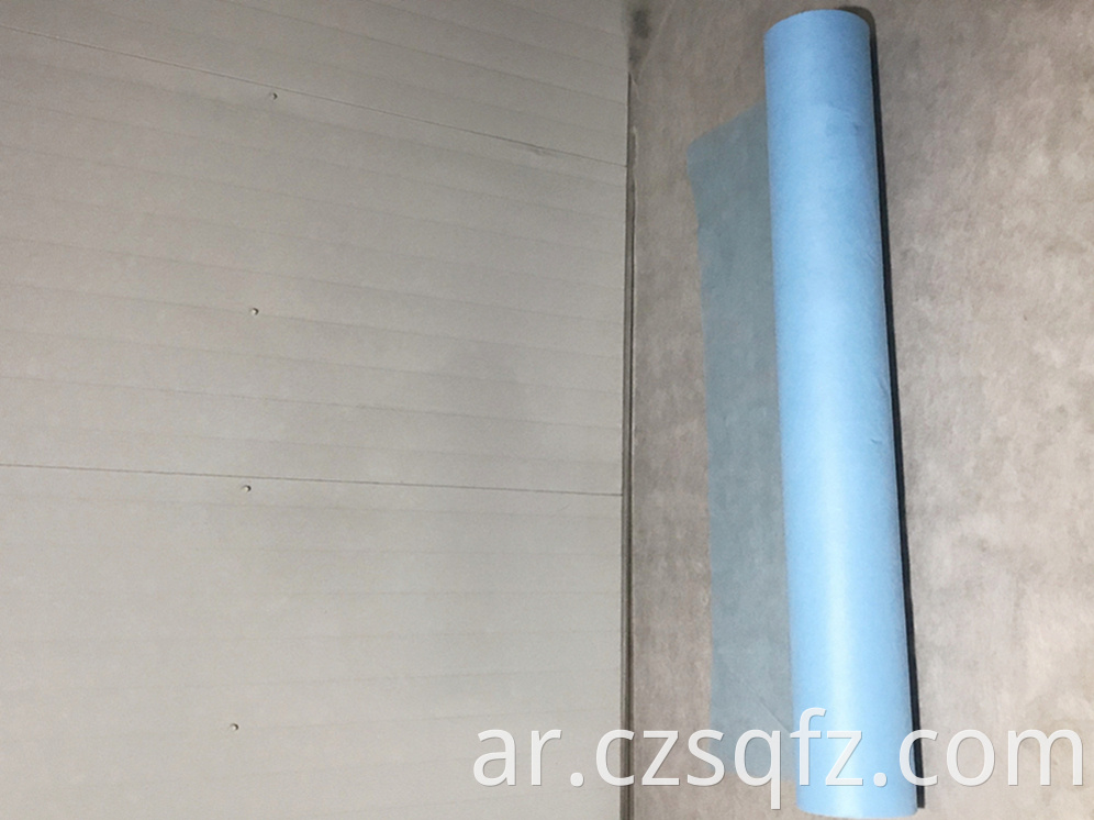 Air permeable sheet non-woven fabric